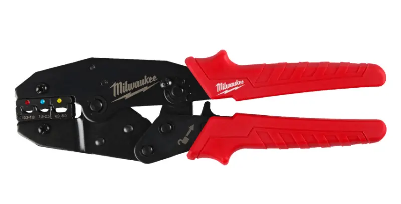 Ráčnové krimpovací kleště Milwaukee na izolované svorky 4932499025 (MI4932499025)